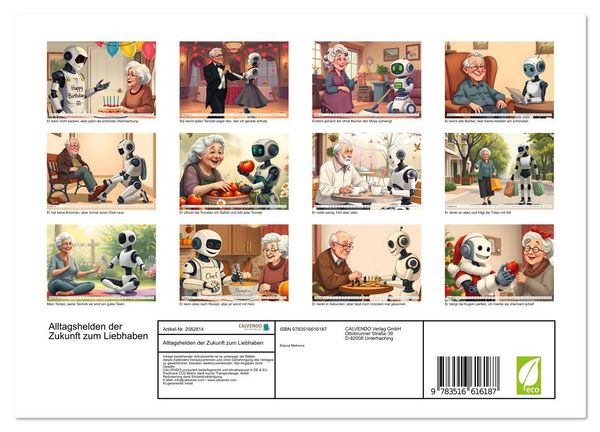 Produktbild: Alltagshelden der Zukunft zum Liebhaben (Wandkalender 2026 DIN A4 quer), CALVENDO Monatskalender