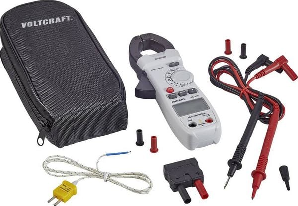 Produktbild: VOLTCRAFT VC-519 Stromzange digital CAT III 600V Anzeige (Counts): 2000