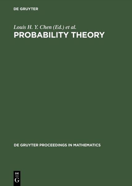 Produktbild: Probability Theory