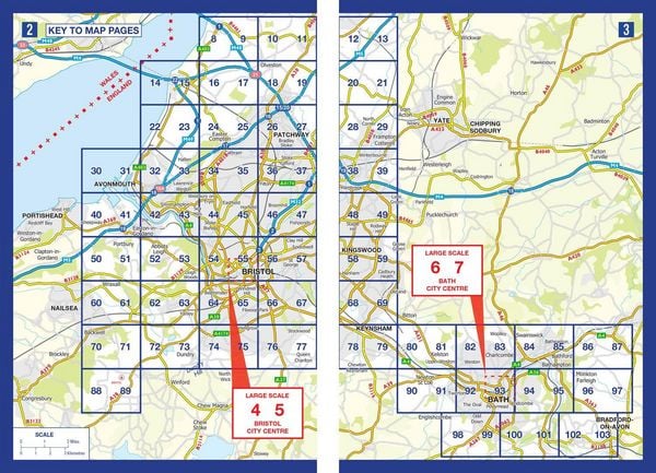 Produktbild: Bristol and Bath A-Z Street Atlas