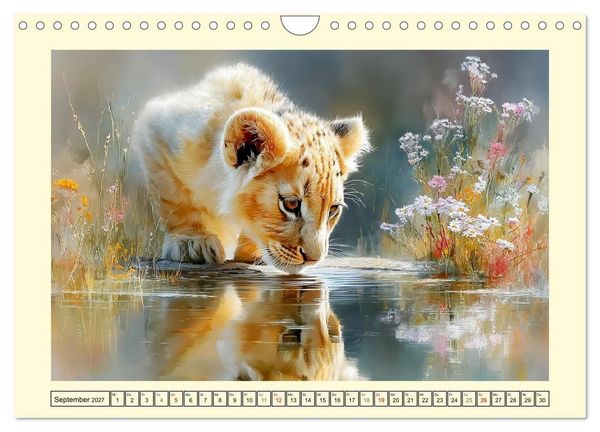 Produktbild: L&ouml;wenkinder. Afrikas kleine K&ouml;nige (Wandkalender 2027 DIN A4 quer), CALVENDO Monatskalender