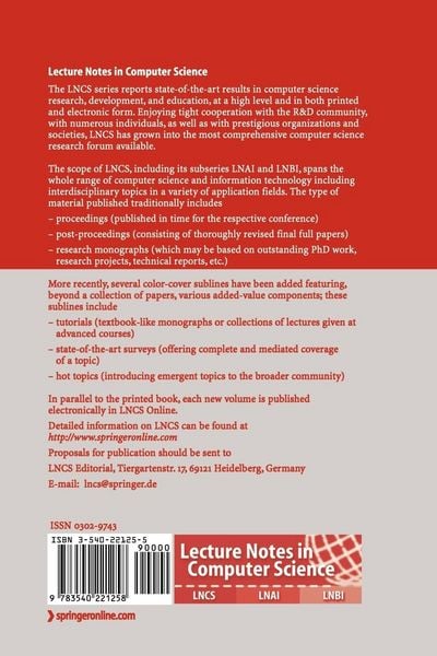 Produktbild: Intelligence and Security Informatics