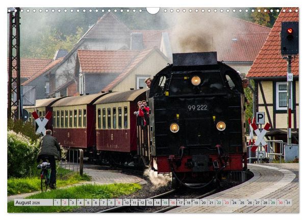 Produktbild: Unter Dampf durch den Harz (Wandkalender 2026 DIN A3 quer), CALVENDO Monatskalender