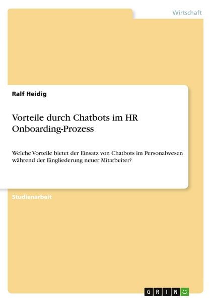 Produktbild: Vorteile durch Chatbots im HR Onboarding-Prozess