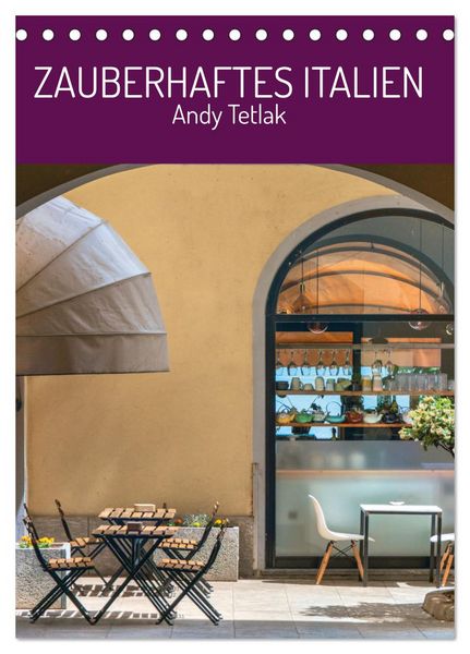 Produktbild: Zauberhaftes Italien (Tischkalender 2026 DIN A5 hoch), CALVENDO Monatskalender