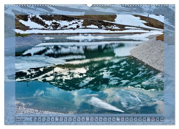 Produktbild: Faszination Spiegelung - in der Natur (hochwertiger Premium Wandkalender 2026 DIN A2 quer), Kunstdruck in Hochglanz