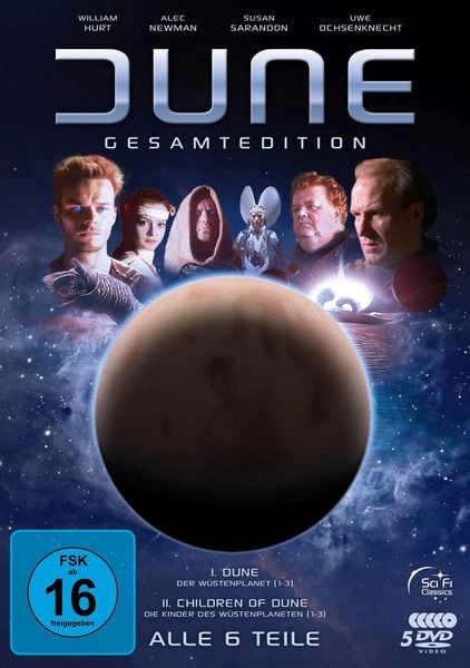 Produktbild: Dune Gesamtedition (Der W&uuml;stenplanet & Children of Dune) - Beide Miniserien in einer Box (Fernsehjuwelen) [5 DVDs]