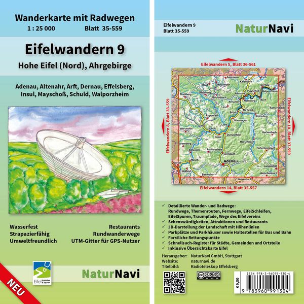 Produktbild: Eifelwandern 9 - Hohe Eifel (Nord), Ahrgebirge