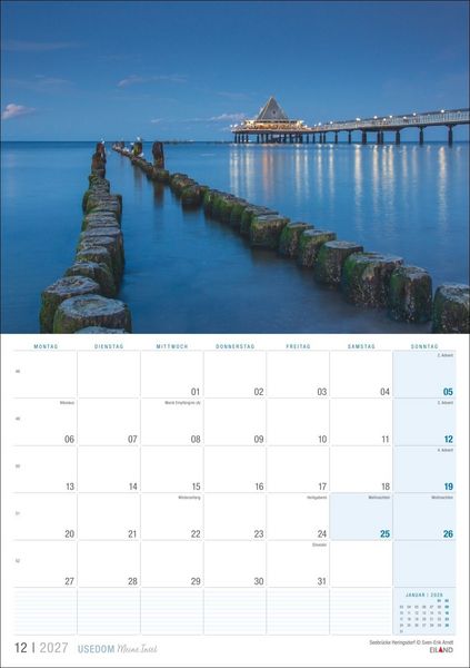 Produktbild: Usedom &hellip;meine Insel Kalender 2027