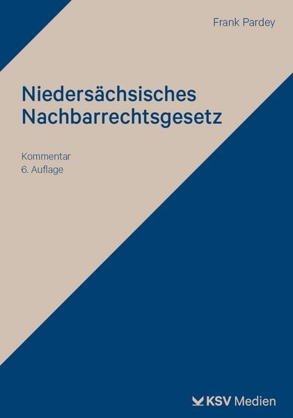 Produktbild: Nieders&auml;chsisches Nachbarrechtsgesetz