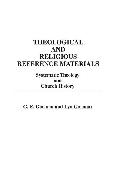 Produktbild: Theological and Religious Reference Materials