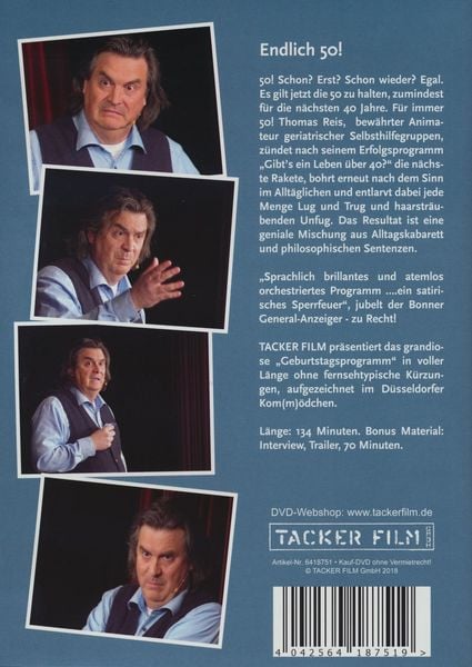 Produktbild: Thomas Reis: Endlich 50!