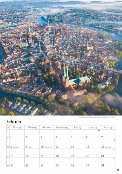 Produktbild: Deutschlands K&uuml;sten Kalender 2027