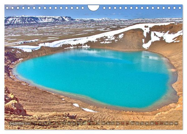 Produktbild: Island - Landschaften, Natur und Licht (Wandkalender 2026 DIN A4 quer), CALVENDO Monatskalender