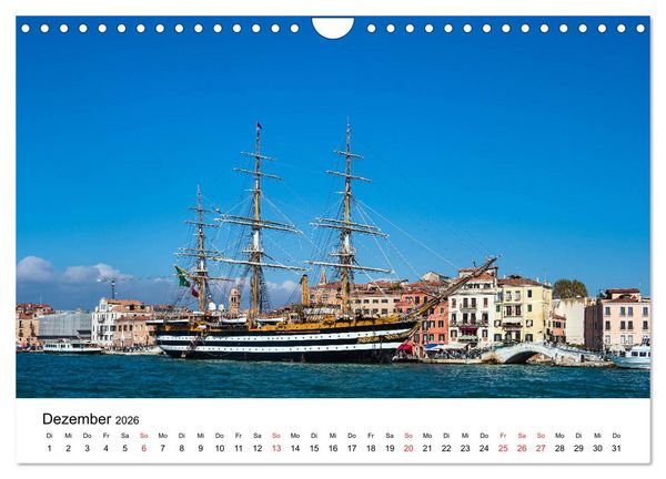 Produktbild: Unterwegs in Venedig (Wandkalender 2026 DIN A4 quer), CALVENDO Monatskalender