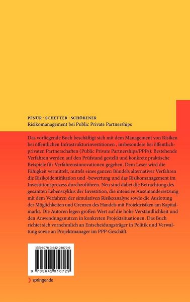 Produktbild: Risikomanagement bei Public Private Partnerships