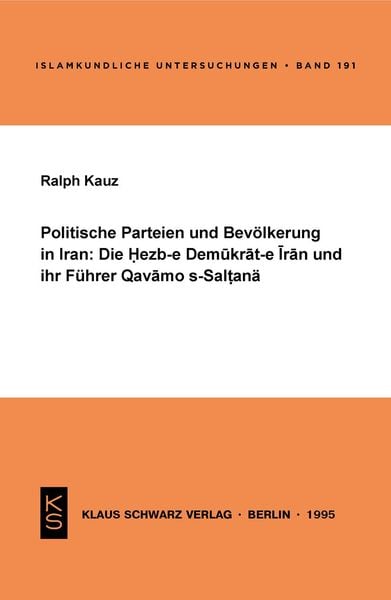 Produktbild: Politische Parteien und Bev&ouml;lkerung in Iran