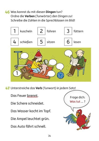 Produktbild: Deutsch 1./2. Klasse &Uuml;bungsheft - Grammatik