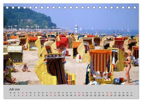 Produktbild: Travem&uuml;nde maritim (Tischkalender 2026 DIN A5 quer), CALVENDO Monatskalender