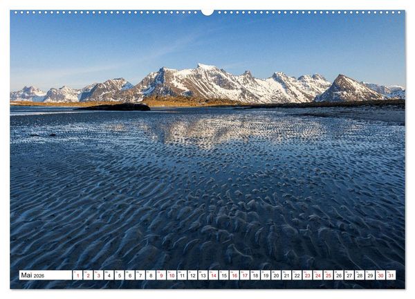 Produktbild: Licht des Nordens - LOFOTEN (hochwertiger Premium Wandkalender 2026 DIN A2 quer), Kunstdruck in Hochglanz