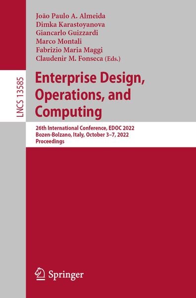 Produktbild: Enterprise Design, Operations, and Computing