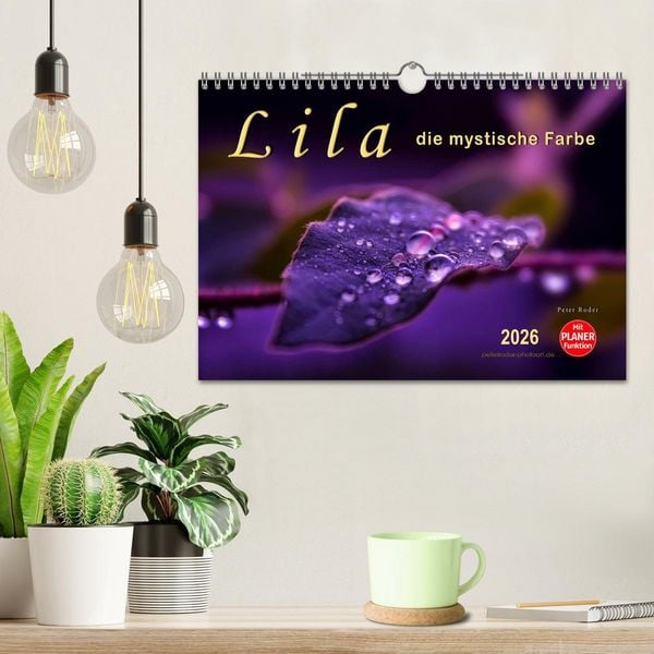 Produktbild: Lila - die mystische Farbe (Wandkalender 2026 DIN A4 quer), CALVENDO Monatskalender