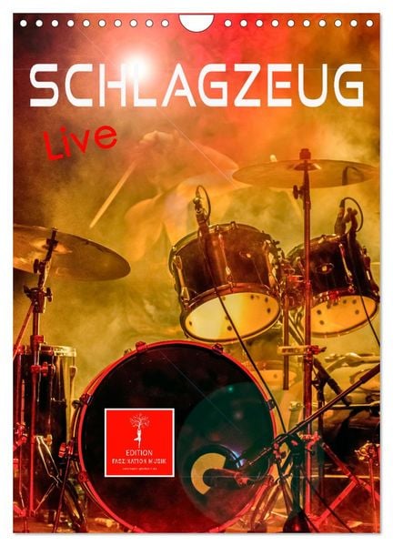 Produktbild: Schlagzeug live (Wandkalender 2026 DIN A4 hoch), CALVENDO Monatskalender
