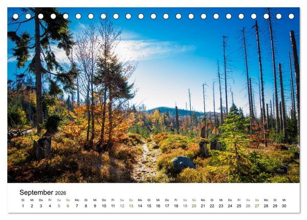 Produktbild: Traumlandschaften im Bayrischen Wald (Tischkalender 2026 DIN A5 quer), CALVENDO Monatskalender