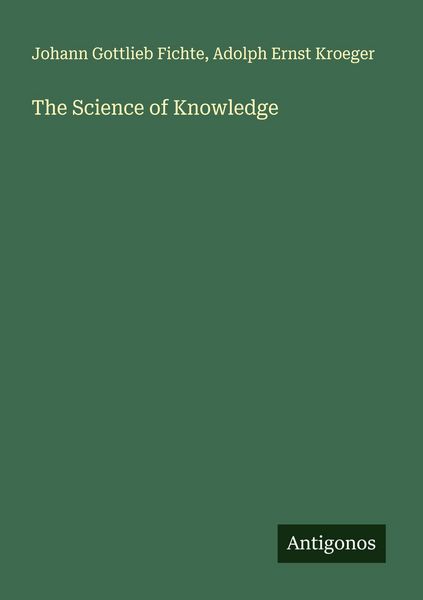 Produktbild: The Science of Knowledge