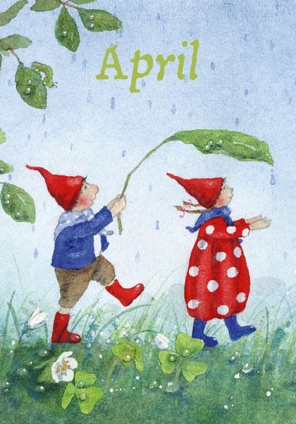 Produktbild: Postkartenbuch &raquo;Mit Pippa und Pelle durch das Jahr&laquo;