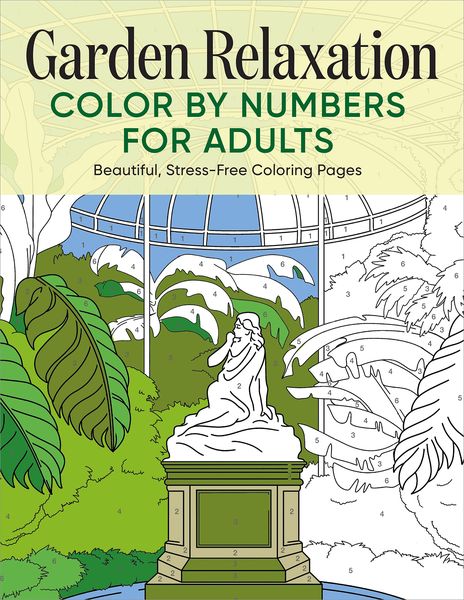 Produktbild: Garden Relaxation Color by Numbers for Adults