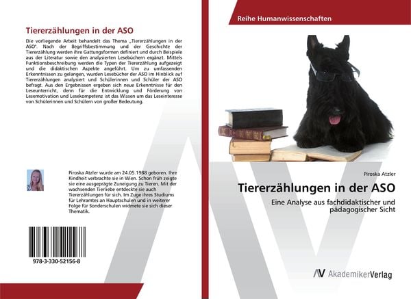 Tiererzählungen in der ASO, Taschenbuch von Piroska Atzler, AV Akademikerverlag, 9783330521568