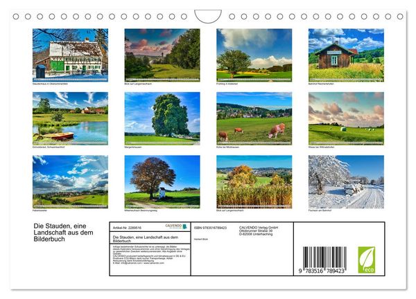 Produktbild: Die Stauden, eine Landschaft aus dem Bilderbuch (Wandkalender 2027 DIN A4 quer), CALVENDO Monatskalender