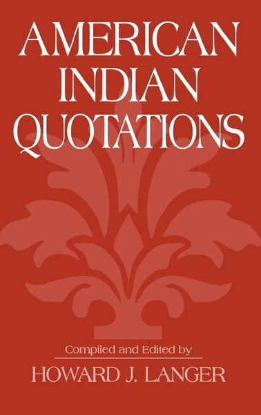 Produktbild: American Indian Quotations
