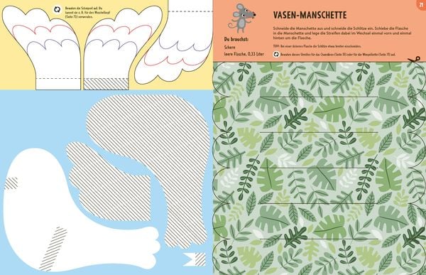 Bastel mich weg! Nachhaltiges Bastelbuch für Kinder ab 6 Jahren
