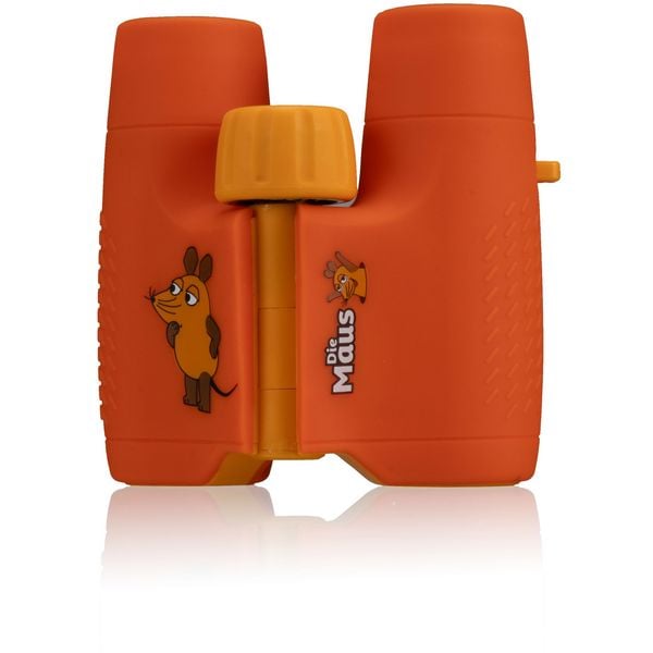 Produktbild: Bresser 12691 - DieMaus Kinder-Fernglas (orange) mit 6-facher Vergr&ouml;&szlig;erung, mit Beutel