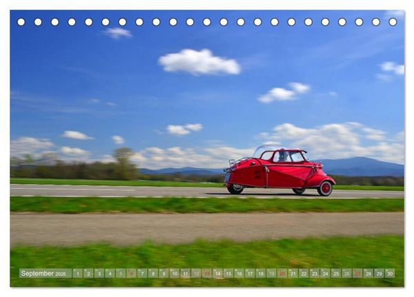 Produktbild: Messerschmitt KR 200 Kabinenroller (Tischkalender 2026 DIN A5 quer), CALVENDO Monatskalender