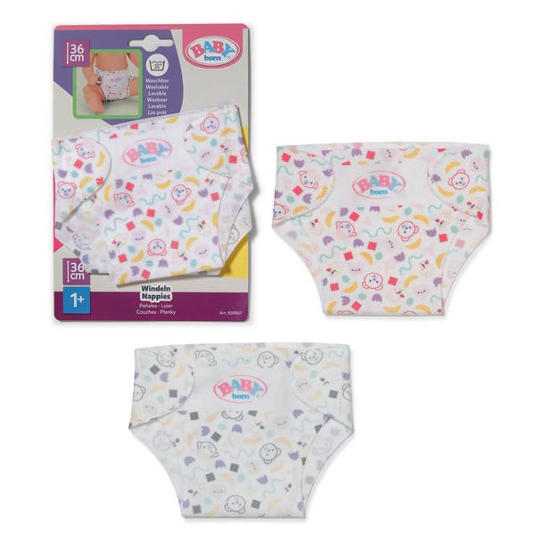 Zapf Creation BABY born Windeln 36cm 2 Stück