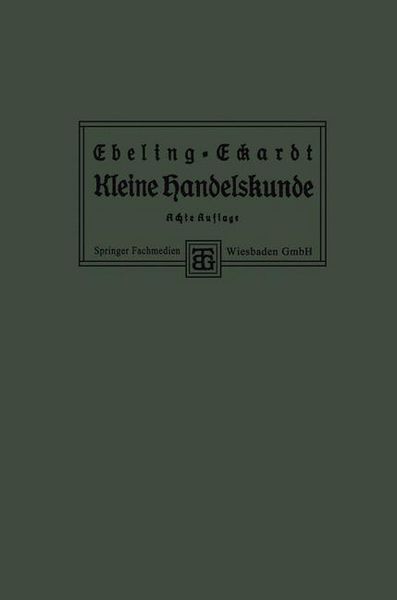 Produktbild: Kleine Handelskunde