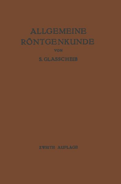 Produktbild: Allgemeine R&ouml;ntgenkunde