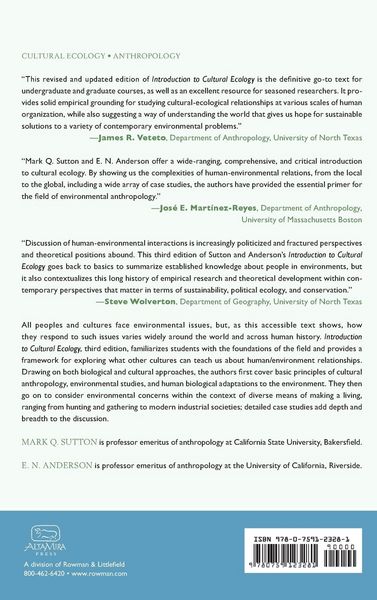 Produktbild: Introduction to Cultural Ecology