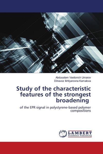 Produktbild: Study of the characteristic features of the strongest broadening
