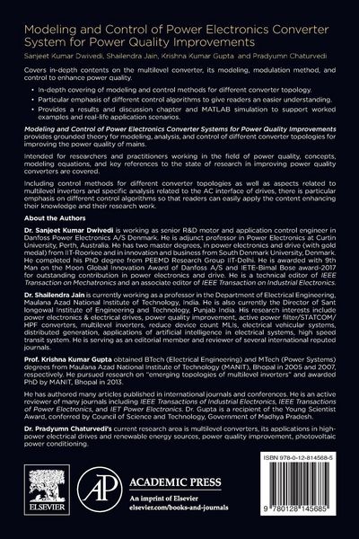 Produktbild: Modeling and Control of Power Electronics Converter System for Power Quality Improvements