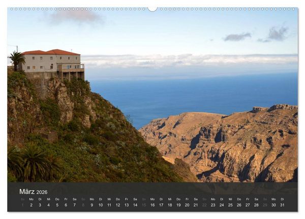 Produktbild: me gusta La Gomera (hochwertiger Premium Wandkalender 2026 DIN A2 quer), Kunstdruck in Hochglanz