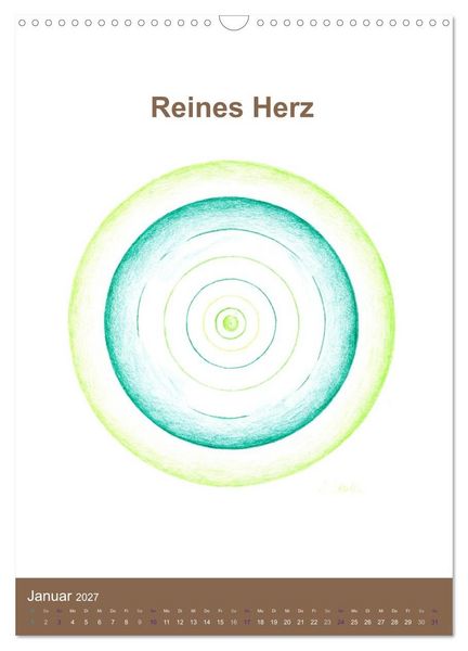 Produktbild: Delfinheilsymbole (Wandkalender 2027 DIN A3 hoch), CALVENDO Monatskalender