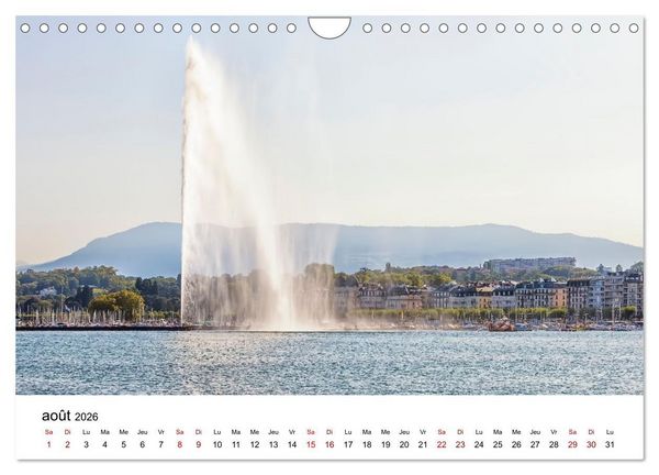 Produktbild: Visite de la Suisse (Calendrier mural 2026 DIN A4 vertical), CALVENDO calendrier mensuel