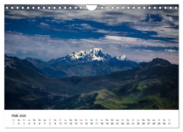Produktbild: Le massif de Belledonne, vues sur les Alpes (Calendrier mural 2026 DIN A4 vertical), CALVENDO calendrier mensuel
