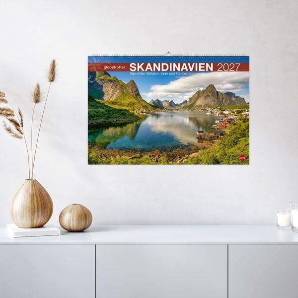 Produktbild: Skandinavien Globetrotter Kalender 2027 - Von stillen W&auml;ldern, Seen und Fjorden
