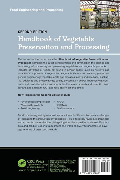 Produktbild: Handbook of Vegetable Preservation and Processing