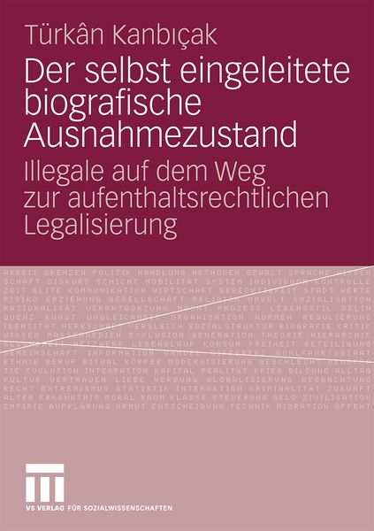 Produktbild: Der selbst eingeleitete biografische Ausnahmezustand